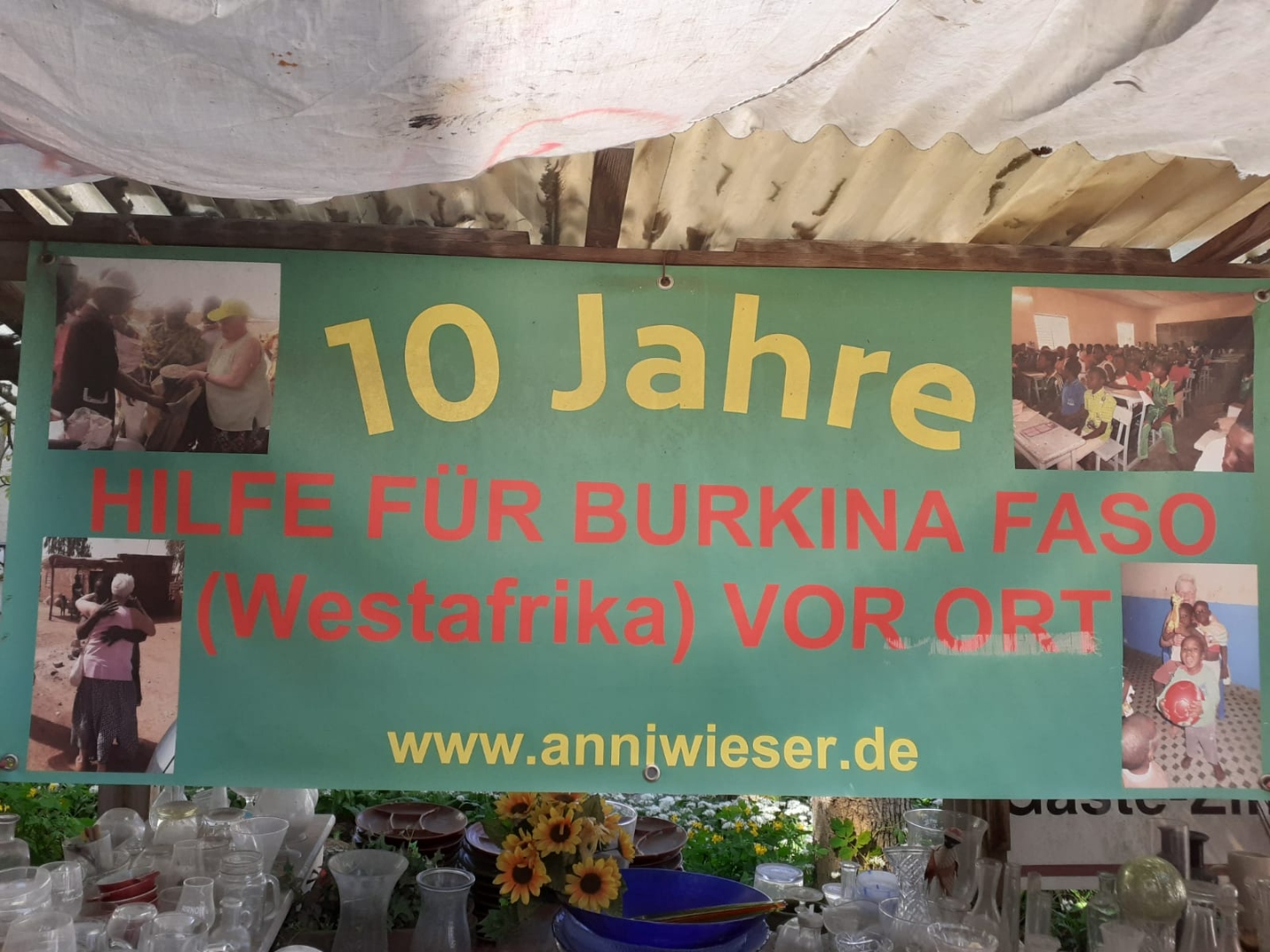 Bild zum zehnjährigen Engagement mit Burkina-Faso-Bezug